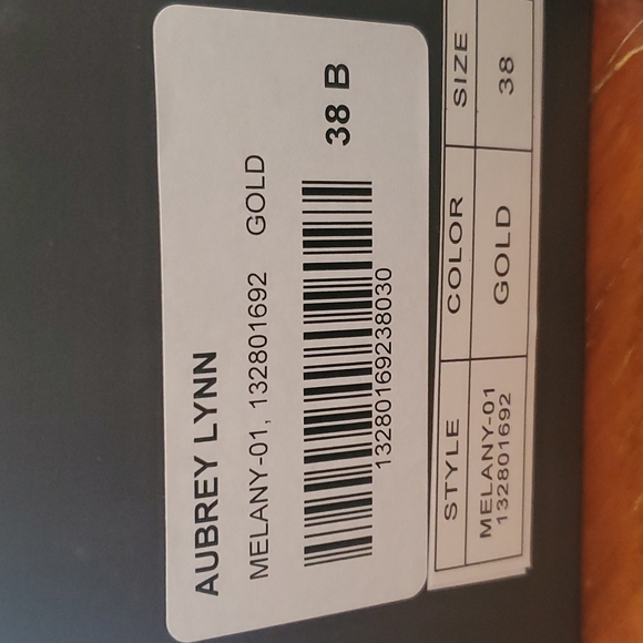 Slip-on Loafers by Aubrey Lynn. GOLD - Picture 6 of 6